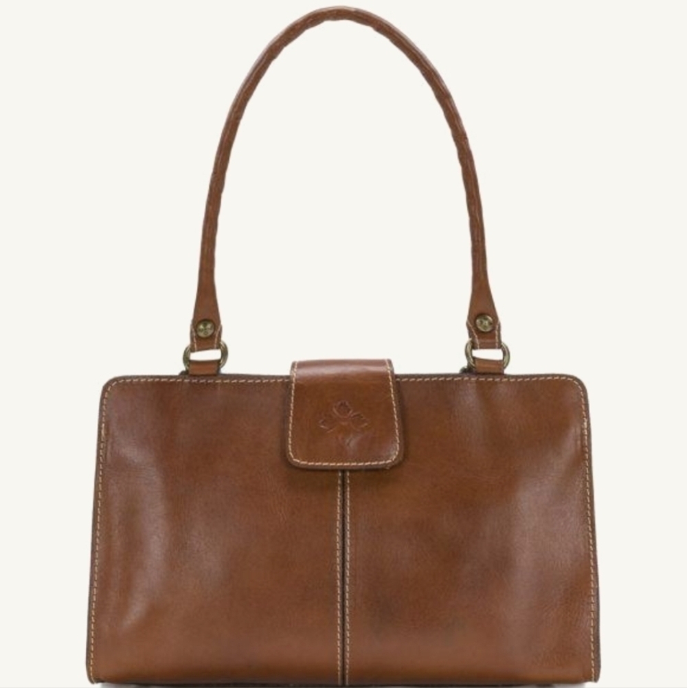 Patricia Nash Rienzo Leather Bag Satchel Tote